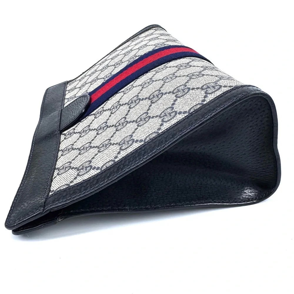 Navy Blue Gucci Ophidia Clutch - Picture 7 of 17
